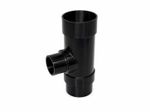 Water butt harvesting diverter rain saver  Downpipe adapter round black 68mm