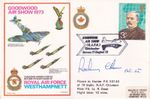 GB 1973 superb RAF FLIGHT SIGNED BY PILOT COVER GOODWOOD AIR SHOW only 245 flown