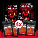 4x CHIP CHALLENGE - WORLDS HOTTEST CHILLI CHIP 🔥🔥- (Party Pack) CLASSIC