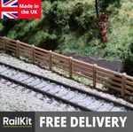 OO Gauge Railkit Fencing x 13 model railway fences, Railings and gates 1/76 00