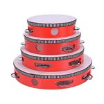 Tambourine Drum Wooden Tambourines Musical Instrument Percussion Drum For Kids