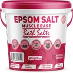 Epsom Salt Muscle Ease Magnesium Sulfate for Muscle Recovery & Pain Relief 