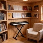 Adjustable Electronic X Shape Piano Stand Musical Instrument Keyboard Stand Rack