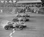1965 RACE OF CHAMPIONS PHOTO FORMULA ONE 1 MOTORSPORT JIM CLARK MIKE SPENCE