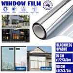 Home Tinting One Way House Window Tint Film Mirror Glass Block Heat/UV Control