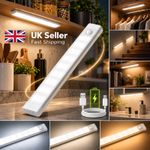LED PIR Motion Sensor Strip Light USB Rechargeable Magnetic Cabinet Closet Lamp