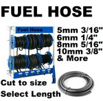 RUBBER REINFORCED FUEL HOSE - E10 UNLEADED PETROL DIESEL OIL LINE FUEL PIPE