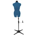 Adjustable Dressmakers Dummy / Trouser Form. Wedgewood Blue. 2 Sizes.