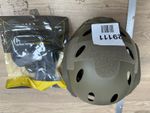 FAST Railed Helmet; Olive Green