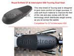 Royal Enfield "PREMIUM TOURING DUAL SEAT" For CONTINENTAL GT 650/INTERCEPTOR 650