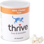 Thrive Freeze Dried Chicken Cat Treats 170g 100% Chicken Breast Kitten UK STOCK