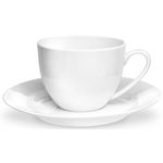 Royal Worcester Serendipity Fine Bone China Teacup & Saucer White 0.22L