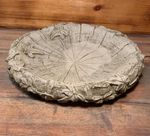 STONE GARDEN LOG BIRD BATH TOP ONLY / FEEDER / BOWL / REPLACEMENT DISH ORNAMENT