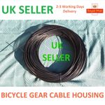 BICYCLE DERAILLEUR GEAR CABLE HOUSING 4mm MTB ROAD OUTER SHIFTER CASING BLACK UK