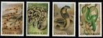Zambia #SG739-SG742 MNH 1994 Tiger Snake Cobra Python Mamba [639-642]