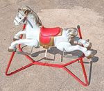 Vintage MOBO Prairie King Rocking Horse - 1950s/60s Made in England - Rare