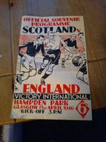 1946 Victory International Scotland v England Programme 13/4/46 (32)