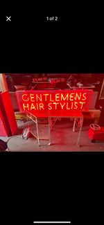 Gentlemen’s Hair Stylist Neon Sign 