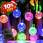 60 LED Solar String Lights Outdoor Garden Patio Party Fairy Ball Lights