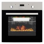 Cookology Plug-In Single Fan Oven 60cm Electric Built-In - S/Steel FOD602SS