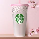 Starbucks Sakura Reusable Cold Cup 24oz with Lid Limited Edition Collectible2026