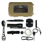 Highlander Survival Kit With Waterproof Case Navigation Hiking Camping SUR020