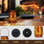 Retro Solar Hummingbird Lantern Hanging Projection Light Waterproof LED Lamp
