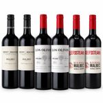 6 Bottle Malbec Mixed Case 750ml | 2x Los Olivos, Beefsteak Club & Mont Rocher