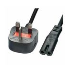 PS4 PS5 PS3 Power Cable Figure of 8 C7 Mains Lead 1.5m Metre IEC Lead 5 AMP