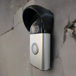 Ring Door Bell 2nd Gen Rain  Cover Dome Clip On 3D Printed