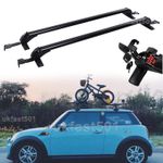 For Mini Cooper F55 F56 2014+ Roof Rack Cross Bars Luggage Cargo Carrier w/lock