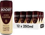 Boost Iced Coffee Caffe Latte 250ml Cans Multipack 12 24 36 48 (BBE 22/12/26)