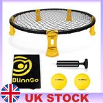 Roundnet Sets Spikeball Game Outdoor Family Beach Lawn 2 Balls + Pump & Bag