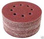 125mm - 5 inch - Sanding Discs 8 hole Sandpaper 40-3000 Grit Hook & Loop/Velcr
