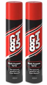 2 x GT85 400ml Spray Lube Multi Lubricant Penetrator Water Displacer Corrosion