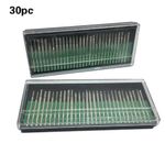 30PCS Diamond Burr Set 3mm Shank for Dremel Rotary Tool Bits Grinding Engraving