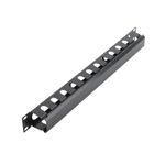 1/2Pcs 1U 19 Inch Metal Rack Mount Cable Management 12/24/48 -Port