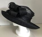 Lovely Vintage Ladies Black Hat from BHS - Wedding, Races, Special Occasion