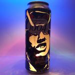 Angus Young Beer Can Lantern! AC/DC Pop Art Portrait Candle Lamp - Unique Gift!