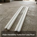 2 Pieces Hand Truck Sliding Strip Non-Marking Stair Climber Slider Strip