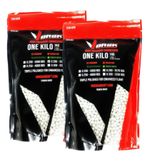 Vorsk 0.28g BIO Airsoft 6mm Precision BB'S - 2 x 1 KG Bags 7140 Rounds Total