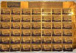 RARE UNUSED SHEET OF THE DESERT MISSION PHOENIX ARIZONA US SEAL STAMPS, GOLDEN