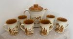 Vintage “Ashdale Pottery” coffee or tea set made in England - cottagecore- retro