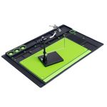 Fly Tying Mat & Storage Station, Magnetic Workspace with Tool Organizer