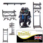 BikerTidy Motorcycle Motorbike Clothing jacket helmet storage rack shelves