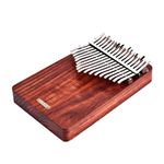 1-LINGTING K17A 17-key Portable Thumb Piano Mbira Sanza Padauk Matetial WFQQ