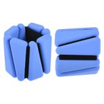 2Pcs Adjustable Wrist Ankle Weights 1Lb Each for Yoga Dance Aerobics Blue
