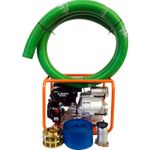 3" Trash Pump Kit Lifan Petrol Engine Strainer Hoses 1100 lpm Bundle Inch Dirty