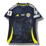 Squad Signed SCOTLAND World Cup ‘26 Qualifiers Football Home Shirt - COA & Proof