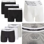 Men's Calvin Klein CK Core Wear 3 Pack Boxer Trunk Shorts – UK Sizes S–XL